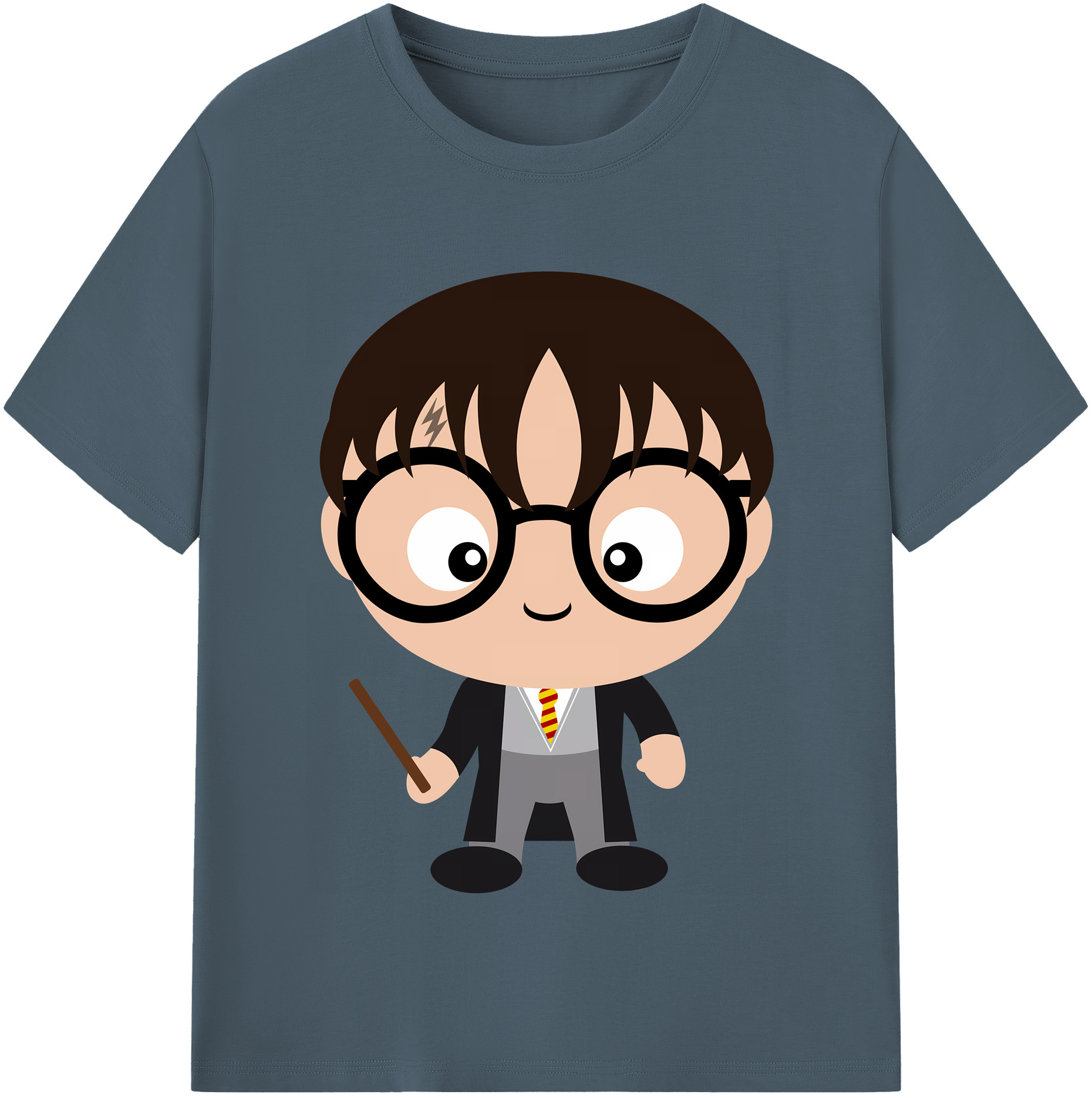 （画像用） Harry Potter ハリー・ポッターシリーズ 綿100％半袖Tシャツ（フロントプリント）